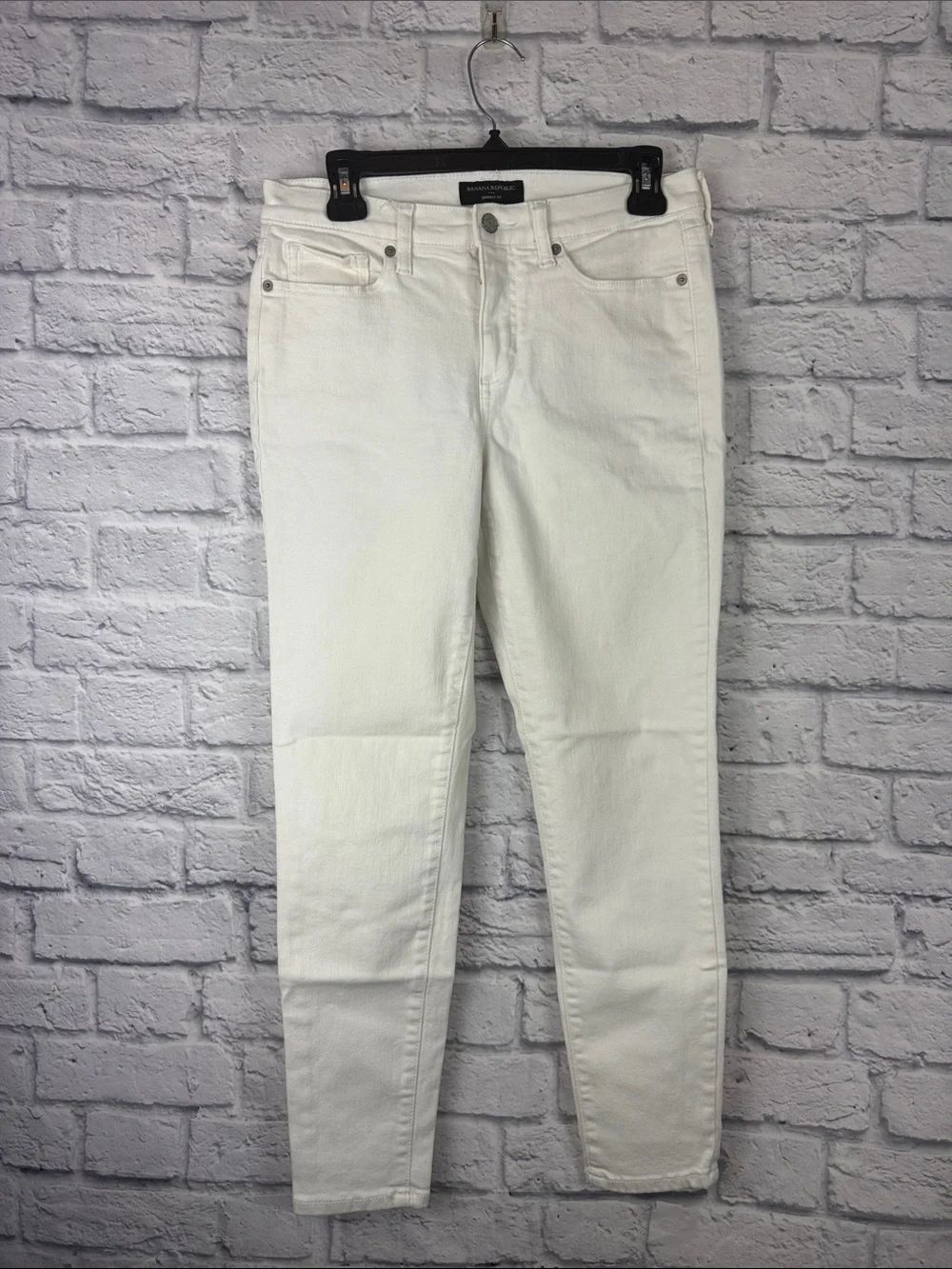 Banana Republic Skinny Fit White Jeans Size 28/6
